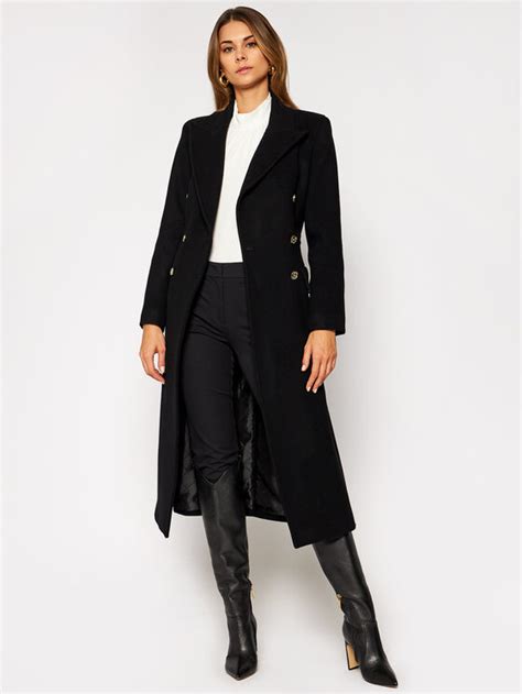michael kors wollmantel schwarz